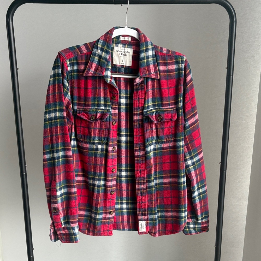 Abercrombie & Fitch Multicolor Plaid Shirt